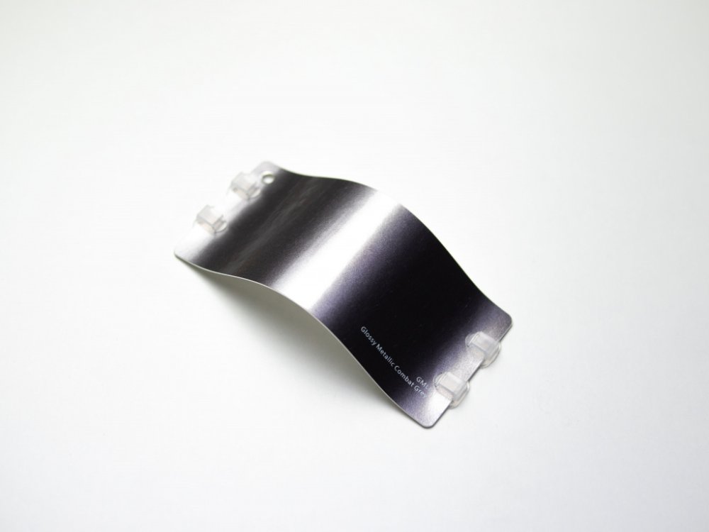 Виниловая плёнка Glossy Metallic Combat Grey (серый боевой), глянцевая, GML8, 1,52×17,5 м