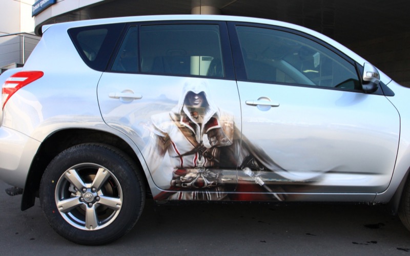 Винилография на авто по фильму Ассасин