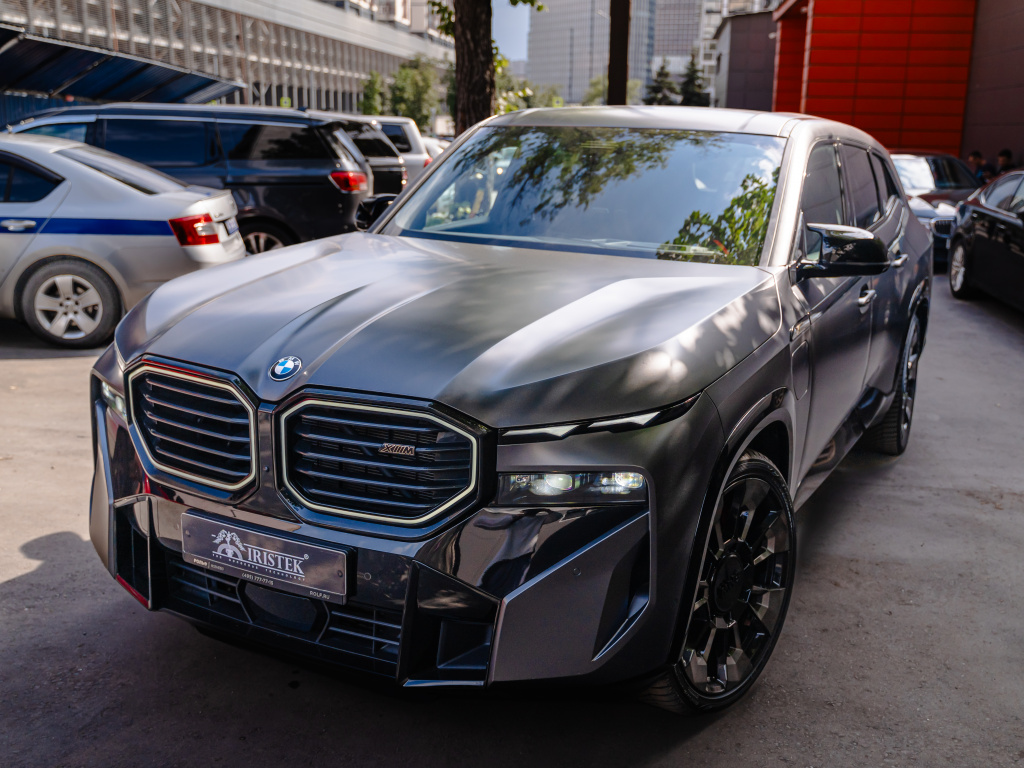 Полиуретановая пленка PPF Colors Satin Grey Metallic (серый металлик сатин), матовая, UC2181, 1,52×15 м