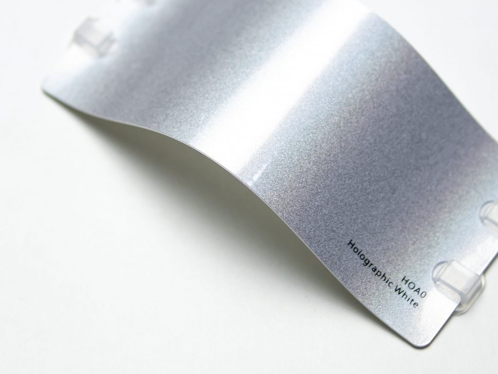 Виниловая плёнка Holographic White (голографический белый), глянцевая, HOA0, 1,52×17,5 м