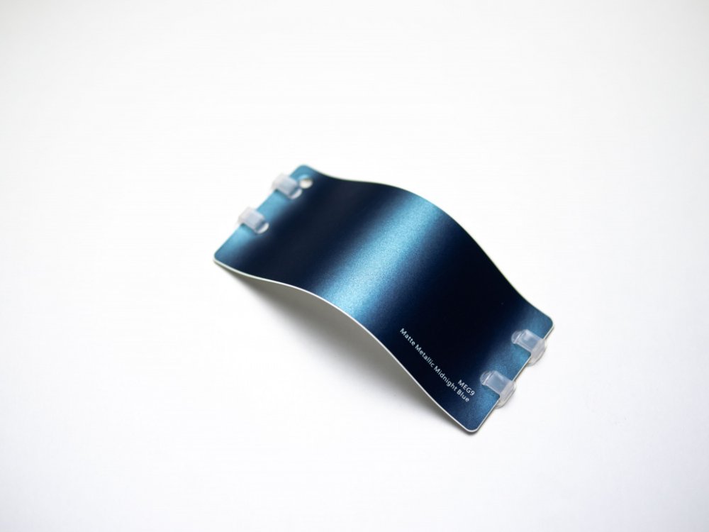 Виниловая плёнка Matte Metallic Midnight Blue (полуночно-синий), MEG9, 1,52×17,5 м