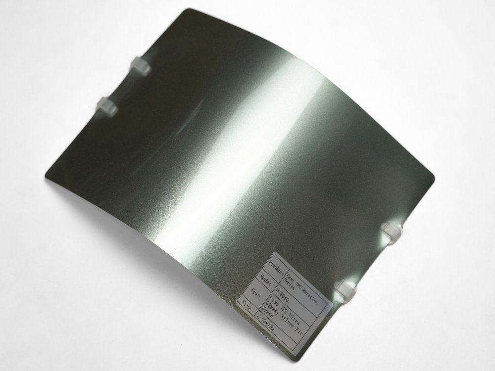 Полиуретановая пленка PPF Colors Ultra Glossy Silver Fir Green (серебристо-еловая), глянцевая, UC2040, 1,52×15 м