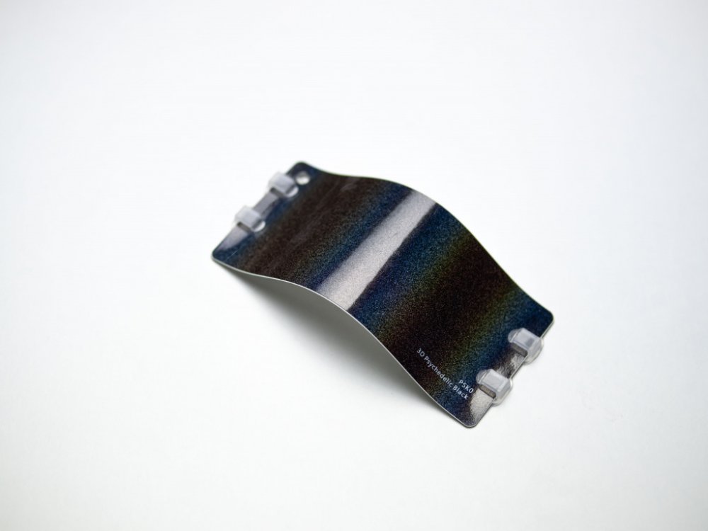 Виниловая плёнка 3D Psychedelic Black (психоделический черный), глянцевая, PSK0, 1,52×17,5 м