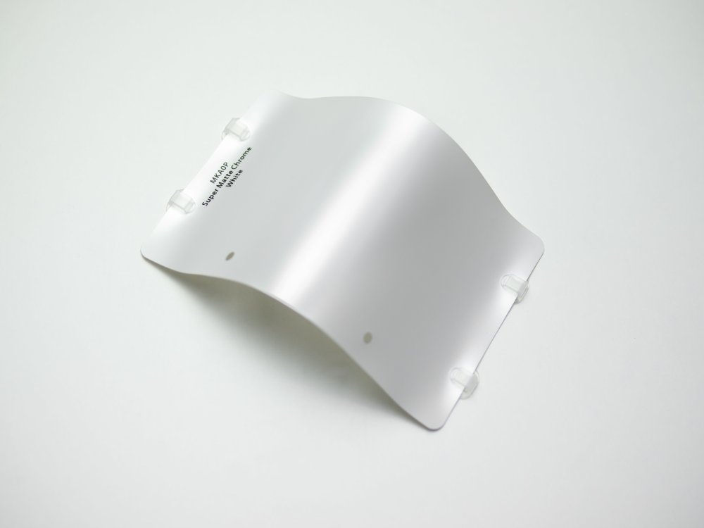 Виниловая плёнка Super Matte Chrome White (хромовый белый), матовая, MKA0P, 1,52×17,5 м
