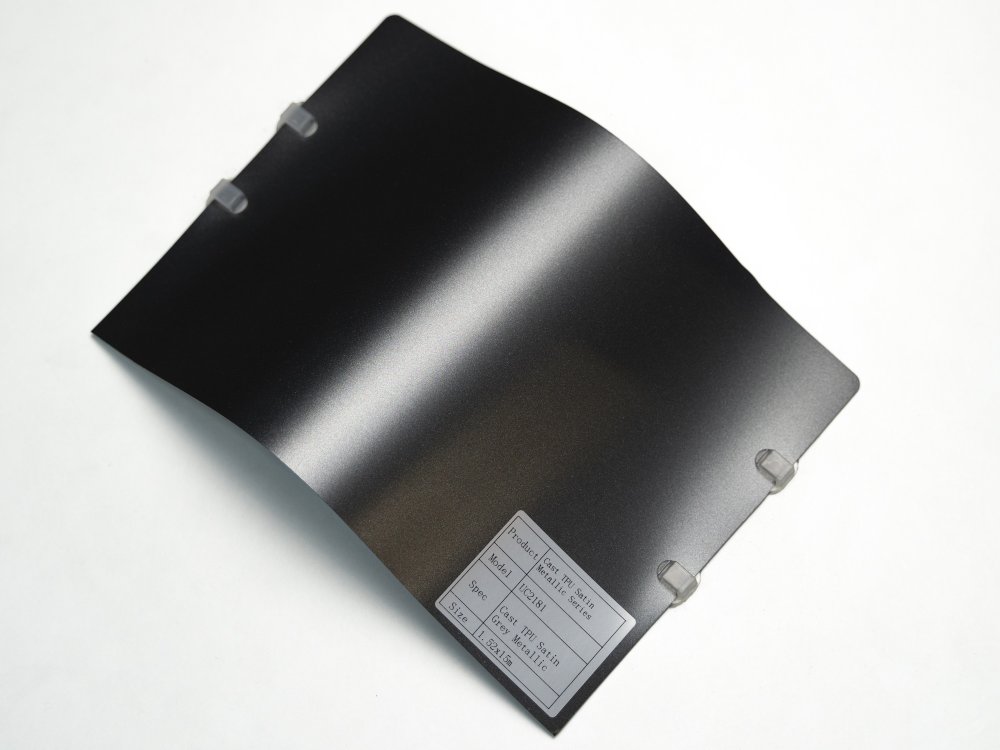 Полиуретановая пленка PPF Colors Satin Grey Metallic (серый металлик сатин), матовая, UC2181, 1,52×15 м