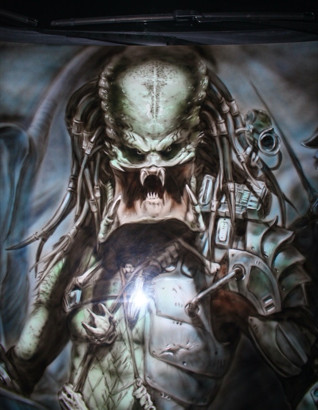 Хищник аэрография винилография авто мото