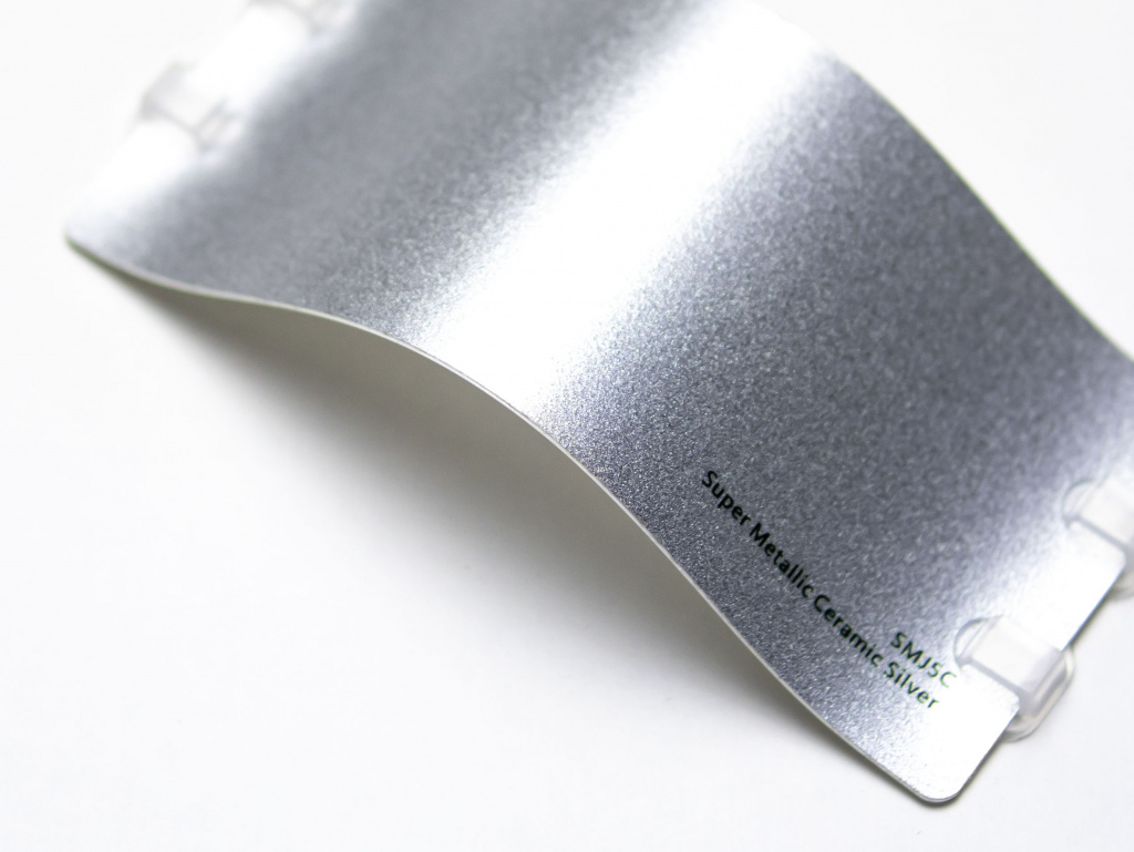 Виниловая плёнка Super Metallic Ceramic Silver (металлик, керамическое серебро), SMJ5C, 1,52×17,5 м
