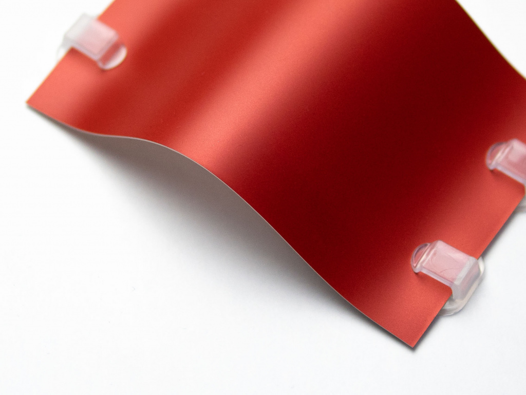 Виниловая плёнка Rocky Satin RS1011 (сатин огненно-красный)