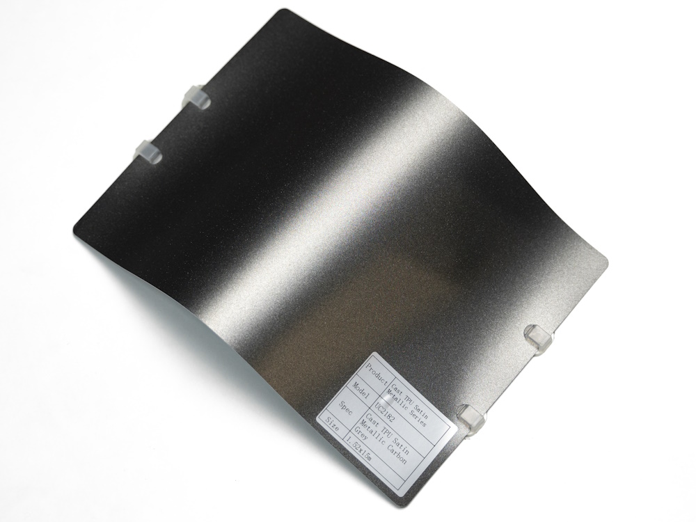 Полиуретановая пленка PPF Colors Satin Metallic Carbon Grey (серый угольный сатин), матовая, UC2182, 1,52×15 м