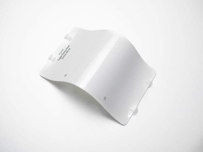 Виниловая плёнка Super Glossy Pearl Glitter White (жемчужно-белый), глянцевая, PGA0P, 1,52×17,5 м