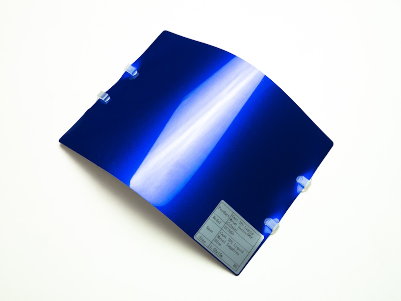 Полиуретановая пленка PPF Colors Liquid Metal Sapphire Blue (синий сапфир), глянцевая, UC3060, 1,52×15 м