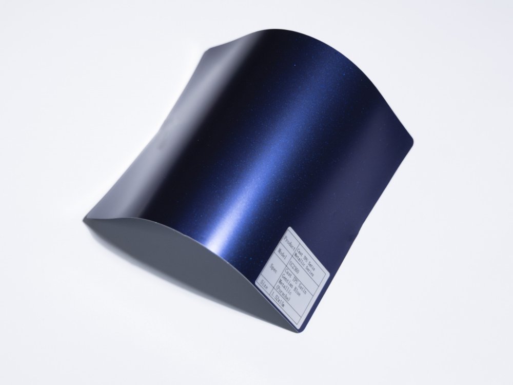 Полиуретановая пленка PPF Satin Gentian Blue Metallic (Porsche) (синий металлик), сатин, UC2360, 1,52×15 м
