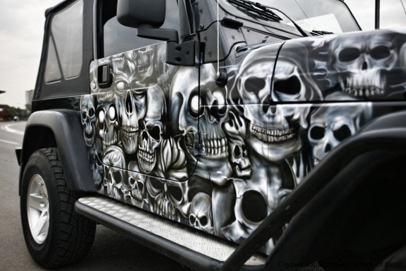 Череп — на автомобиль, мотоцикл, шлем