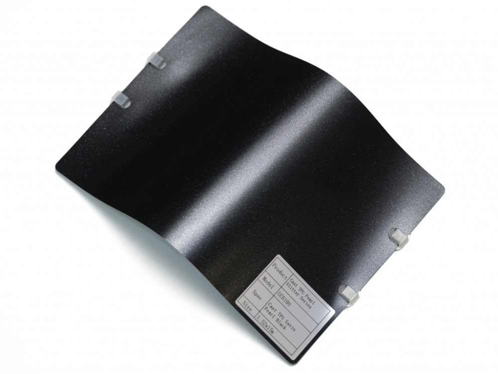 Полиуретановая пленка PPF Colors Satin Pearl Black (жемчужно-черный сатин), матовая, UC6190, 1,52×15 м