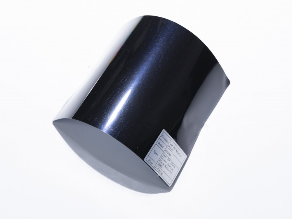 Полиуретановая пленка PPF Colors Glossy Azurite Black Metallic BMW (азурит черный металлик), глянцевая, UC2296, 1,52×15 м