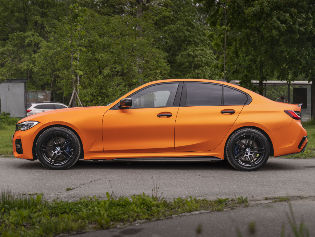 Виниловая плёнка Rocky Satin RS8023 (золотисто-апельсиновый)