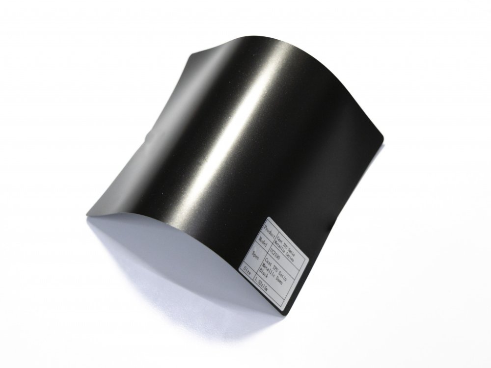 Полиуретановая пленка PPF Colors Satin Metallic Dawn Black (черный металлик), сатин, UC2190, 1,52×15 м