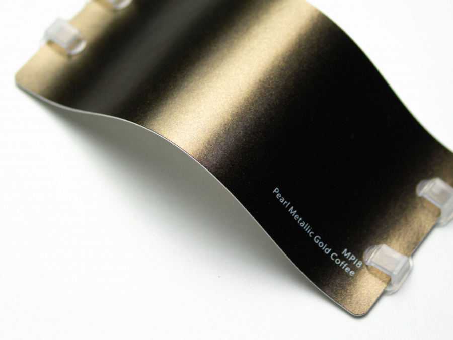 Виниловая плёнка Pearl Metallic Gold Coffee (жемчужный металлический кофейно-золотой), MPI8, 1,52×17,5 м