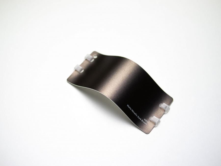 Виниловая плёнка Matte Metallic Dark Brown (темно-коричневый), MEI9, 1,52×17,5 м