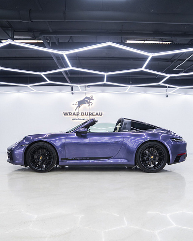 Полиуретановая пленка PPF Colors Glossy Metallic Dusty Violet (пыльно-фиолетовый металлик), глянцевая, UC2077, 1,52×15 м