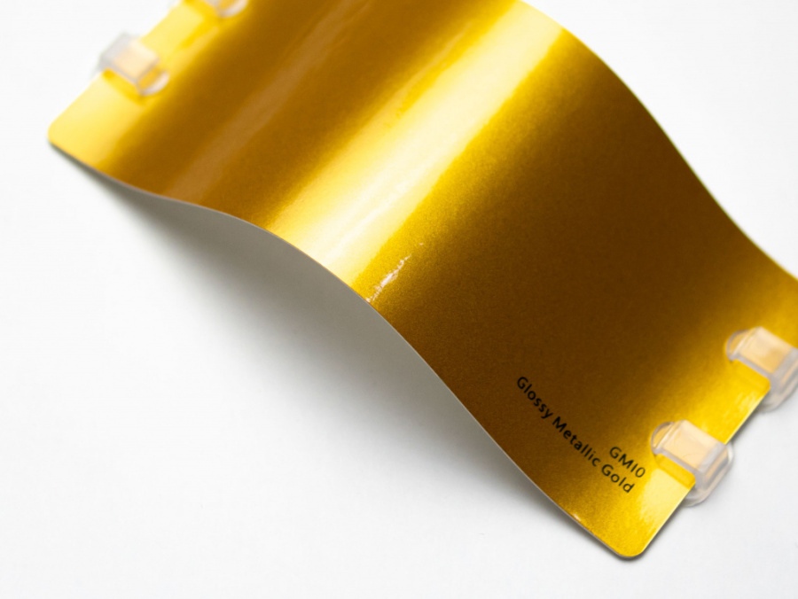 Виниловая плёнка Glossy Metallic Gold (металлический золотой), глянцевая, GMI0, 1,52×17,5 м