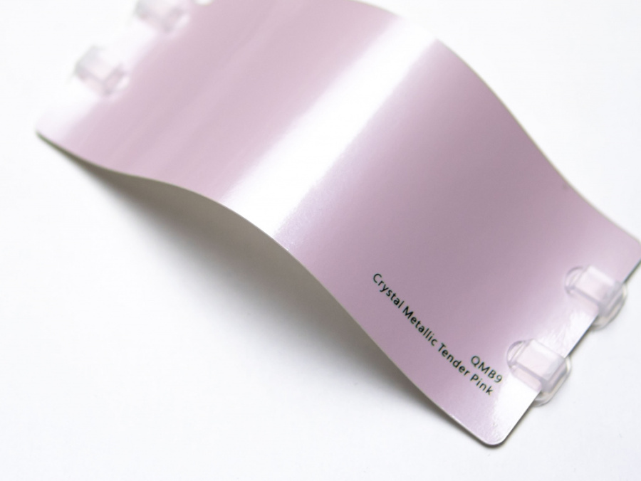 Виниловая плёнка Crystal Metallic Tender Pink (кристальный металлик нежно-розовый), QMB9, 1,52×17,5 м