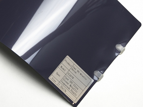 Полиуретановая пленка PPF Colors Glossy Metallic Vesperash Purple (темно-фиолетовый металлик), глянцевая, UC2078, 1,52×15 м