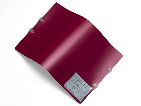Полиуретановая пленка PPF Colors Satin Metallic Azalea Red (красная азалия), матовая, UC2111, 1,52×15 м