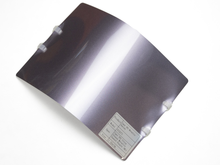 Полиуретановая пленка PPF Colors Glossy Metallic Sunset Purple Mi (пурпурный), глянцевая, UC2271, 1,52×15 м