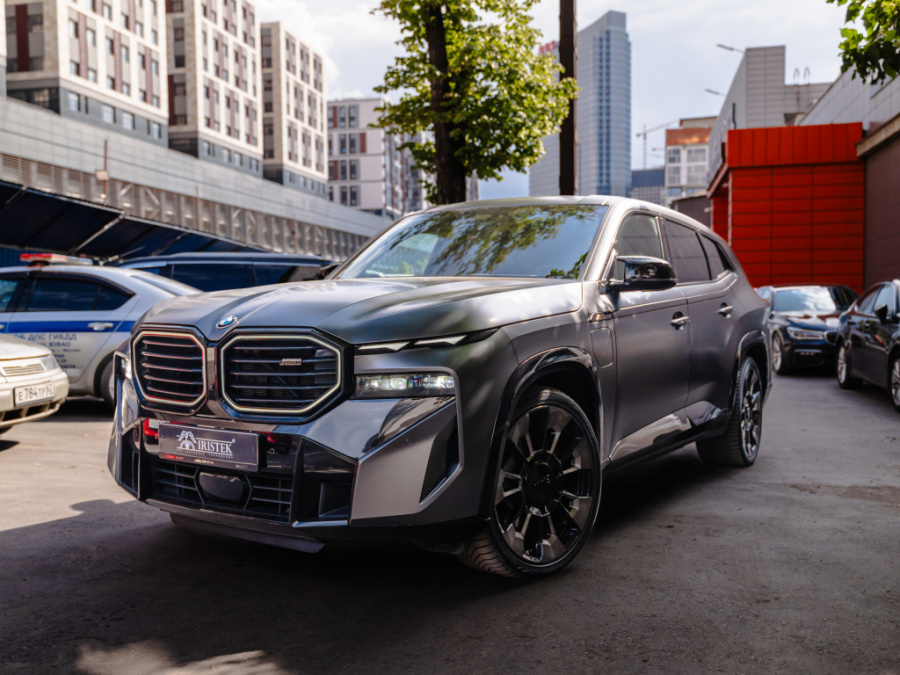 Полиуретановая пленка PPF Colors Satin Grey Metallic (серый металлик сатин), матовая, UC2181, 1,52×15 м