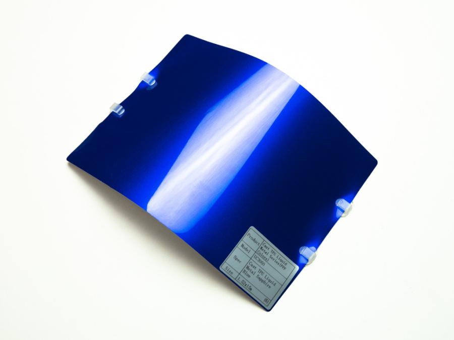 Полиуретановая пленка PPF Colors Liquid Metal Sapphire Blue (синий сапфир), глянцевая, UC3060, 1,52×15 м