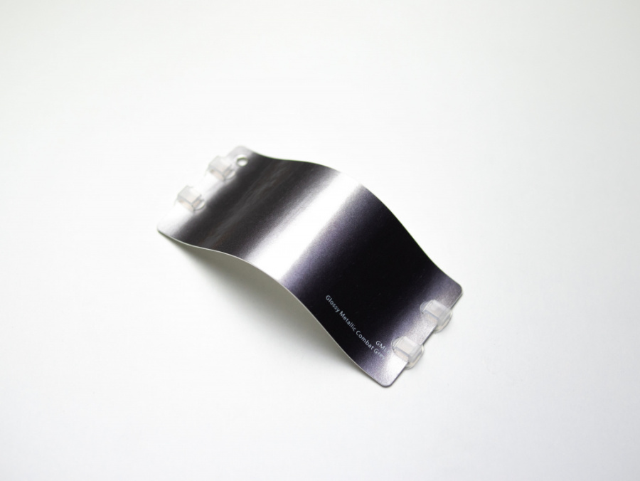 Виниловая плёнка Glossy Metallic Combat Grey (серый боевой), глянцевая, GML8, 1,52×17,5 м