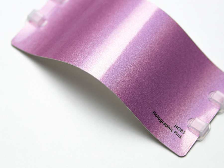 Виниловая плёнка Holographic Pink (голографический розовый), глянцевая, HOB5, 1,52×17,5 м
