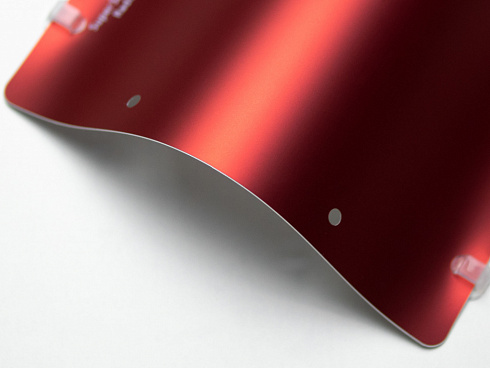 Виниловая плёнка Super Satin Chrome Radiant Red (излучающий красный), матовый сатин, SKB0P, 1,52×17,5 м