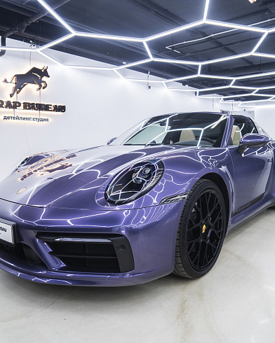 Полиуретановая пленка PPF Colors Glossy Metallic Dusty Violet (пыльно-фиолетовый металлик), глянцевая, UC2077, 1,52×15 м