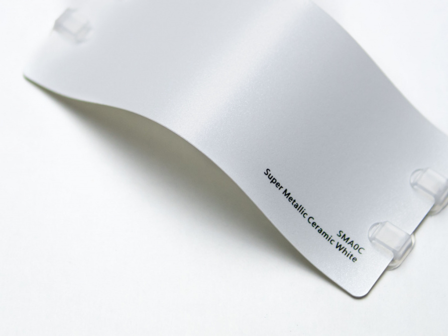 Виниловая плёнка Super Metallic Ceramic White (металлик, керамика белого цвета), SMA0C, 1,52×17,5 м