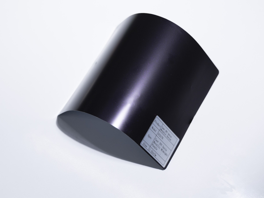 Полиуретановая пленка PPF Colors Satin Metallic Midnight Purple (темно-фиолетовый металлик), сатин, UC2176, 1,52×15 м