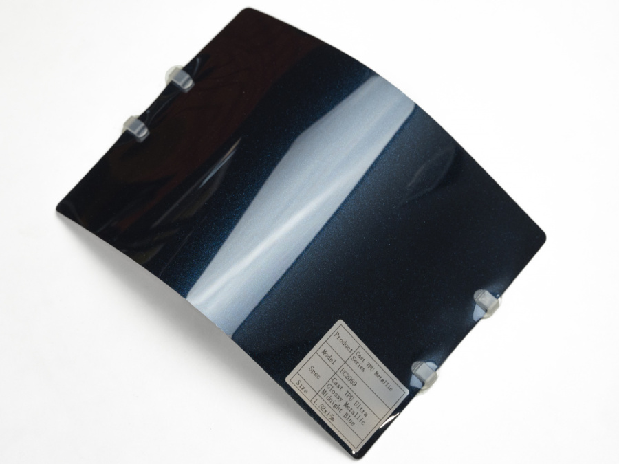 Полиуретановая пленка PPF Colors Glossy Metallic Midnight Blue (темно-синий металлик), глянцевая, UC2069, 1,52×15 м