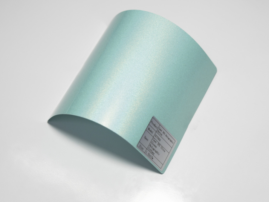 Полиуретановая пленка PPF Colors Glossy Holographic Tiffany (голографический тиффани), глянцевая, UC7064, 1,52×15 м