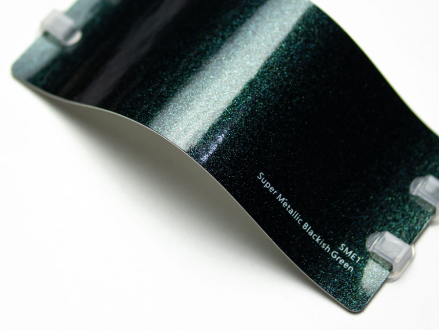 Виниловая плёнка Super Metallic Blackish Green (металлик черно-зеленый), SME1, 1,52×17,5 м