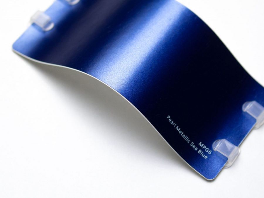 Виниловая плёнка Pearl Metallic Sea Blue (жемчужный морской синий), MPG6, 1,52×17,5 м