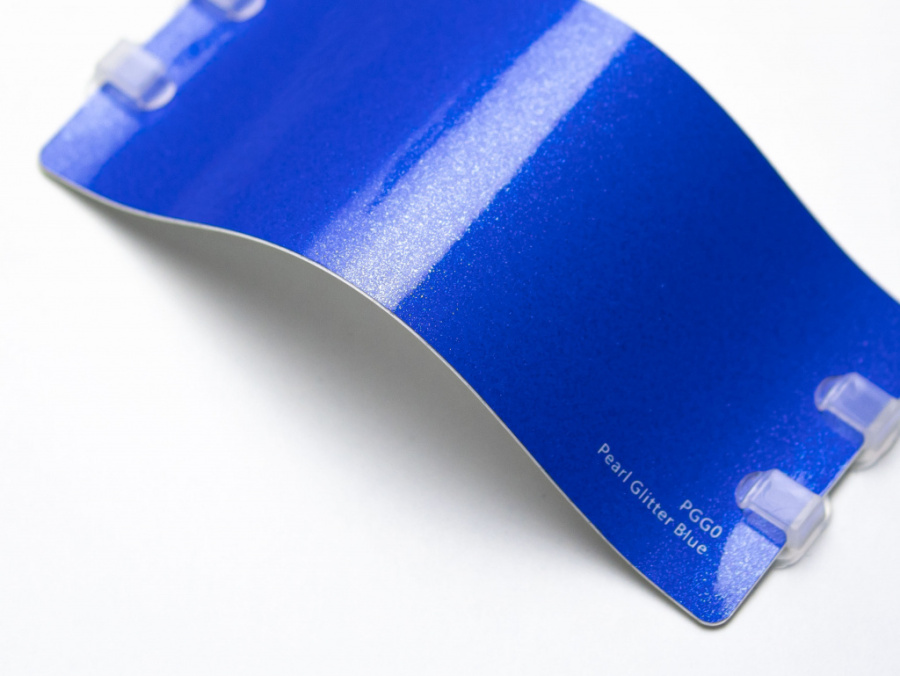 Виниловая плёнка Pearl Glitter Blue (жемчужно-голубой блеск), глянцевая, PGG0, 1,52×17,5 м