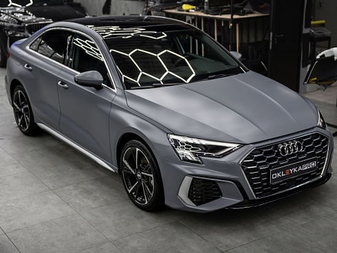 Полиуретановая пленка PPF Colors Satin Nardo Grey Audi RS (нардо-грей), сатин, UC1384, 1,52×15 м
