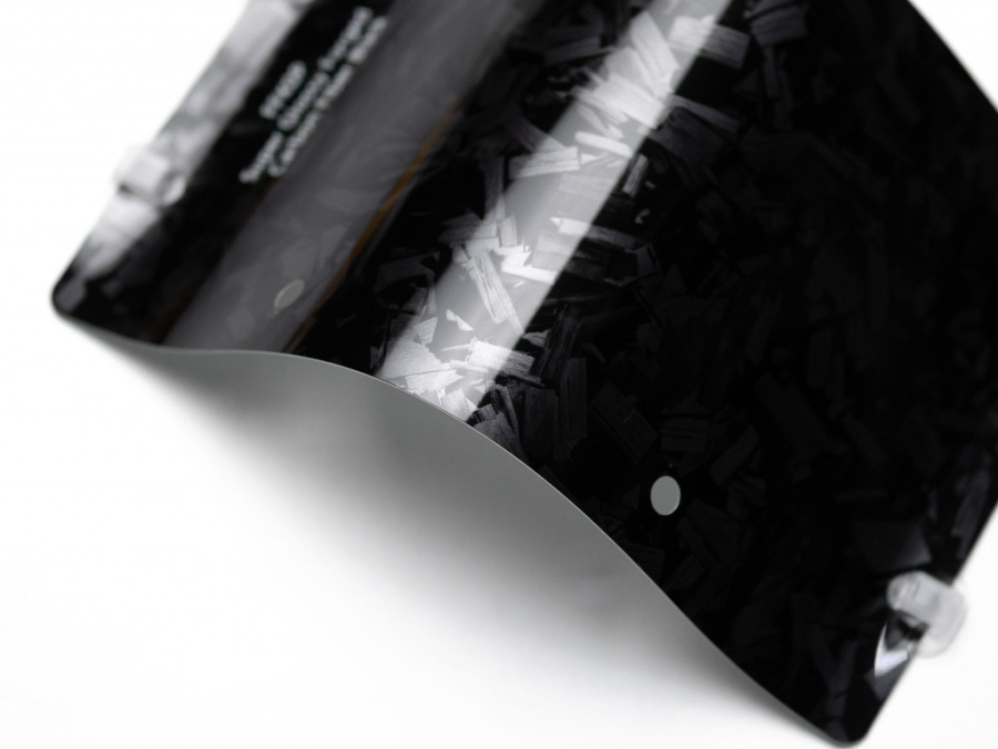 Виниловая плёнка Super Glossy Forged Carbon Fiber Black (кованый черный карбон), FFK0P, 1,52×17,5 м