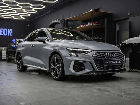 Полиуретановая пленка PPF Colors Satin Nardo Grey Audi RS (нардо-грей серая), сатин, UC1384, 1,52×15 м