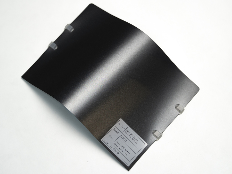 Полиуретановая пленка PPF Colors Satin Grey Metallic (серый металлик сатин), матовая, UC2181, 1,52×15 м