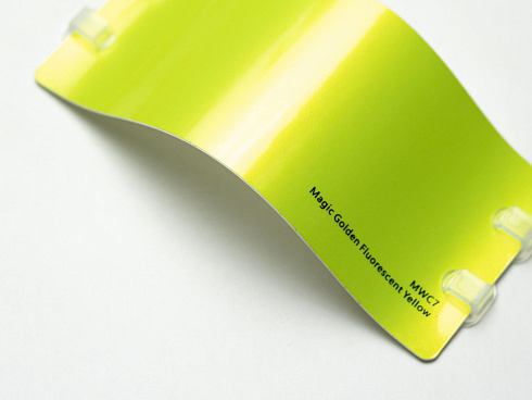 Виниловая плёнка Magic Golden Fluorescent Yellow (золотистый флуоресцентный желтый), MWC7, 1,52×17,5 м