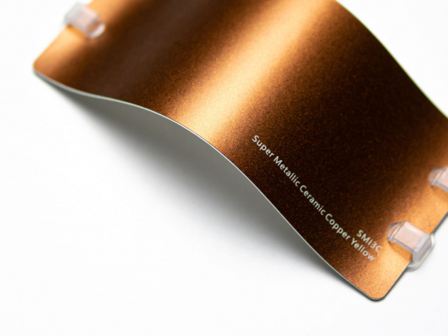 Виниловая плёнка Super Metallic Ceramic Coopper Yellow (металлик, керамика желтого цвета), SMI3C, 1,52×17,5 м