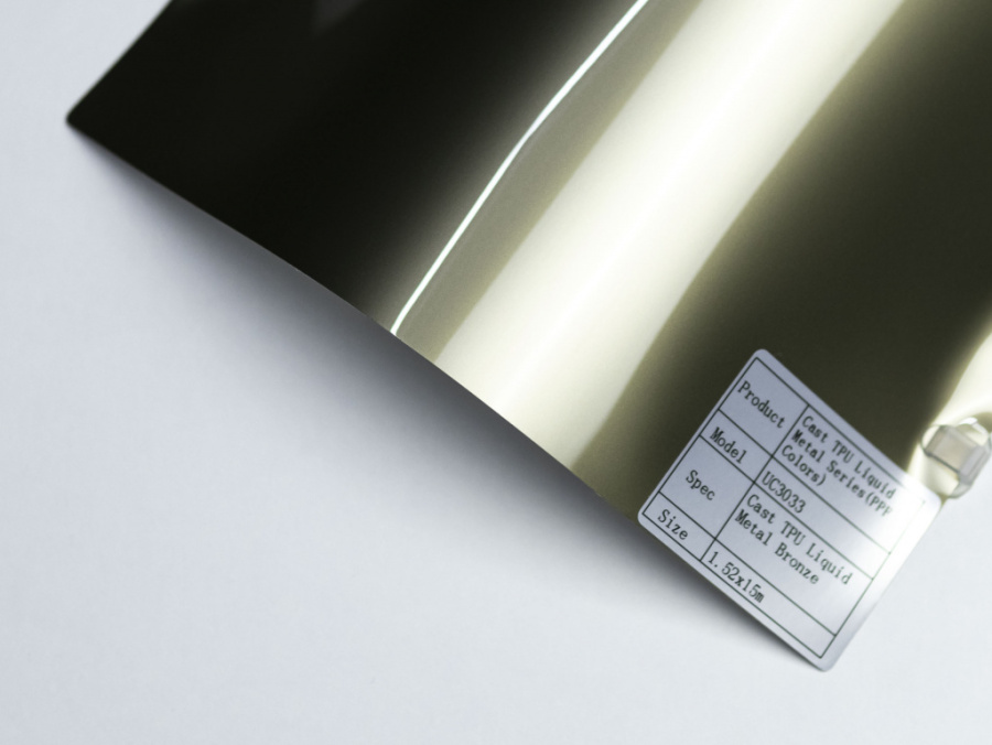 Полиуретановая пленка PPF Colors Liquid Metal Bronze (бронзовый металлик), глянцевая, UC3033, 1,52×15 м