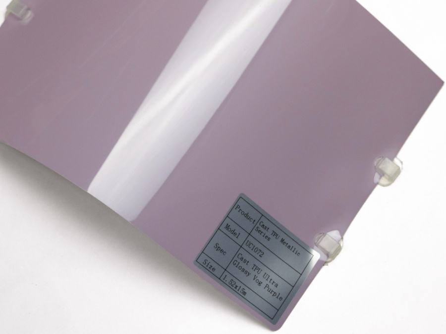 Полиуретановая пленка PPF Colors Glossy Vog Purple (фиолетовый), глянцевая, UC1072, 1,52×15 м